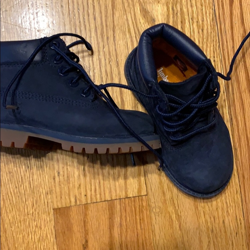 Navy Timberland Boots